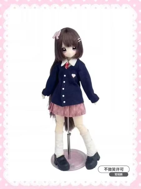 In Stock Don'T Touch My Bangs Series 1/6 Bjd Caixa Caja Dolls Action Figure Assembly pretty Gifts Toys