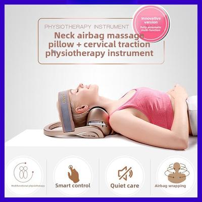 Многофункциональная U-образная электрическая защита шеи физиотерапевтический прибор подушка безопасности массажер для шеи и плеч горячая компрессионная массажная подушка