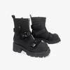 2026 autumn and winter new thick-soled velvet Martin boots European and American square head short boots niche Darth Vader motorized medium boots