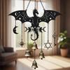 Exorcism Lucky Wind Chime Metal Bat Dragon Wind Bell Butterfly Eagle Wind