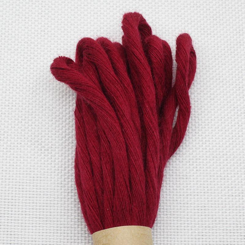 1 шт. хлопковый шнур мягкий ручной вязания ручной работы текстильное ремесло DIY тканая веревка высокого качества украшение для дома витая веревка