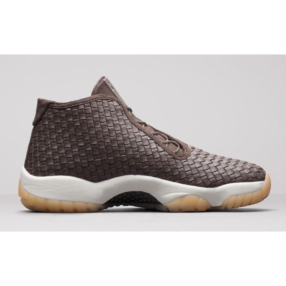 Air Jordan Future Premium 'Dark Chocolate' (Unisex) Dark Chocolate / Sail-Gum Yellow Vintage Basketball Shoes 652141 219