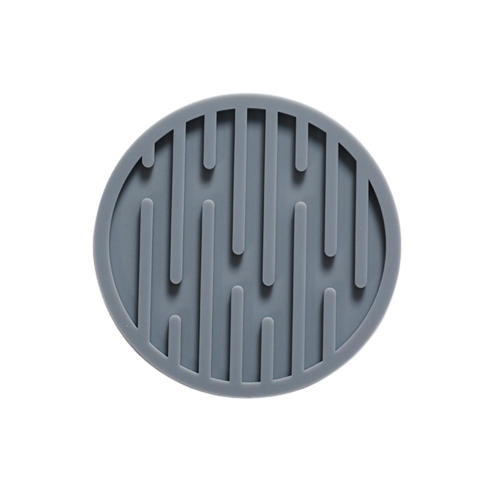 10 см силиконовые подставки круглые термостойкие подставки под чашки чая утолщенные подставки под стаканы для напитков кофе декоративный коврик для стола