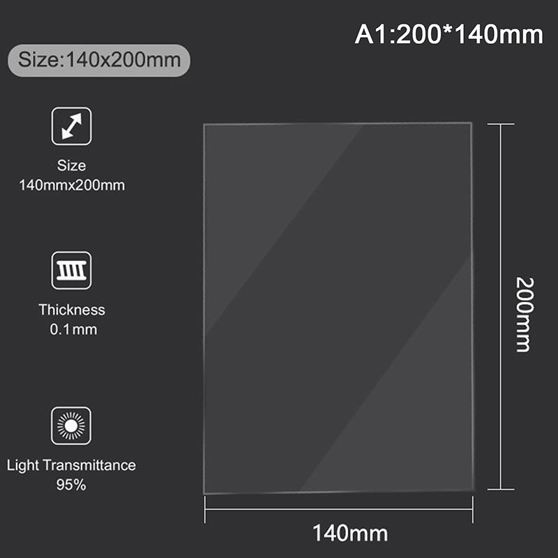 2 шт. Пленка FEP для Anycubic Photon Mono X Для деталей принтера Elegoo Saturn