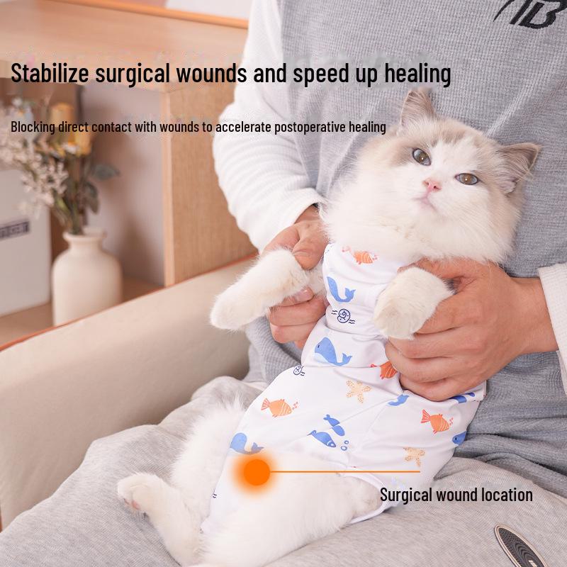 Pet Surgery Recovery Clothing: Cat & Dog Apparel for All Seasons