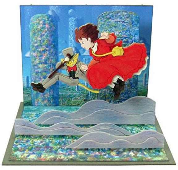 Sankei Studio Ghibli mini Если вы слушаете время говорить об этом бумажная поделка, это немасштабируемый MP07-53