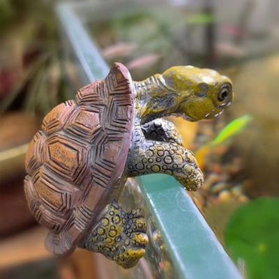 3D Черепаха Подвесные украшения Декоративные ручные маленькие черепахи горшок Подвесные мультяшные имитации черепахи Украшения для бассейна Ландшафтный дизайн