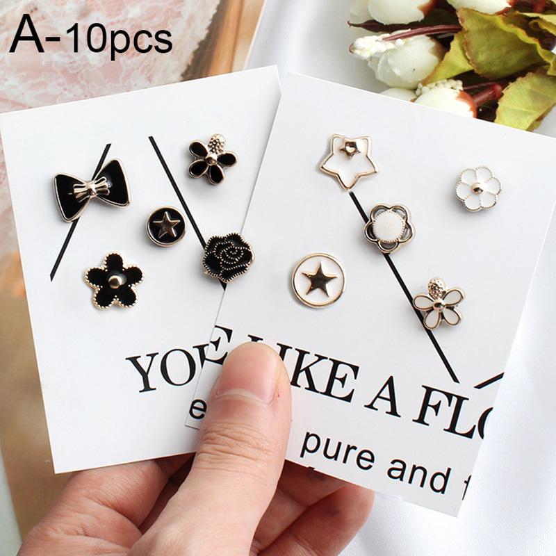 10 шт., броши, кардиган, корсаж, воротник, шаль, пуговица, брошь, булавка, женские булавки, подарки, ювелирные изделия