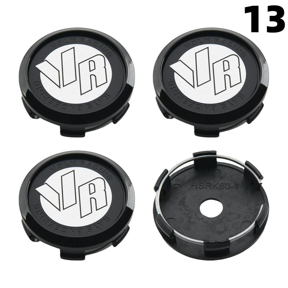 1Set/4PCS OD 60MM / ID 56MM Rim Caps RAYS VOLK VR Logo Wheel Center Cap Wheel Cover Hub caps Sport Car Tire Accessories