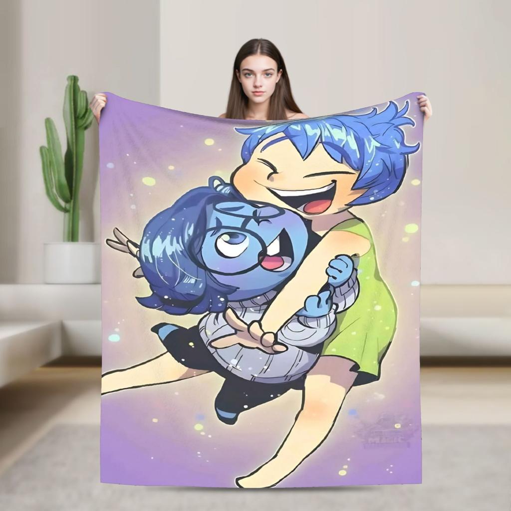 I-InsideS O-Out Blanket Quality Super Warm Throw Blanket Winter Children Couch Chair Sofa Bed Print Bedspread