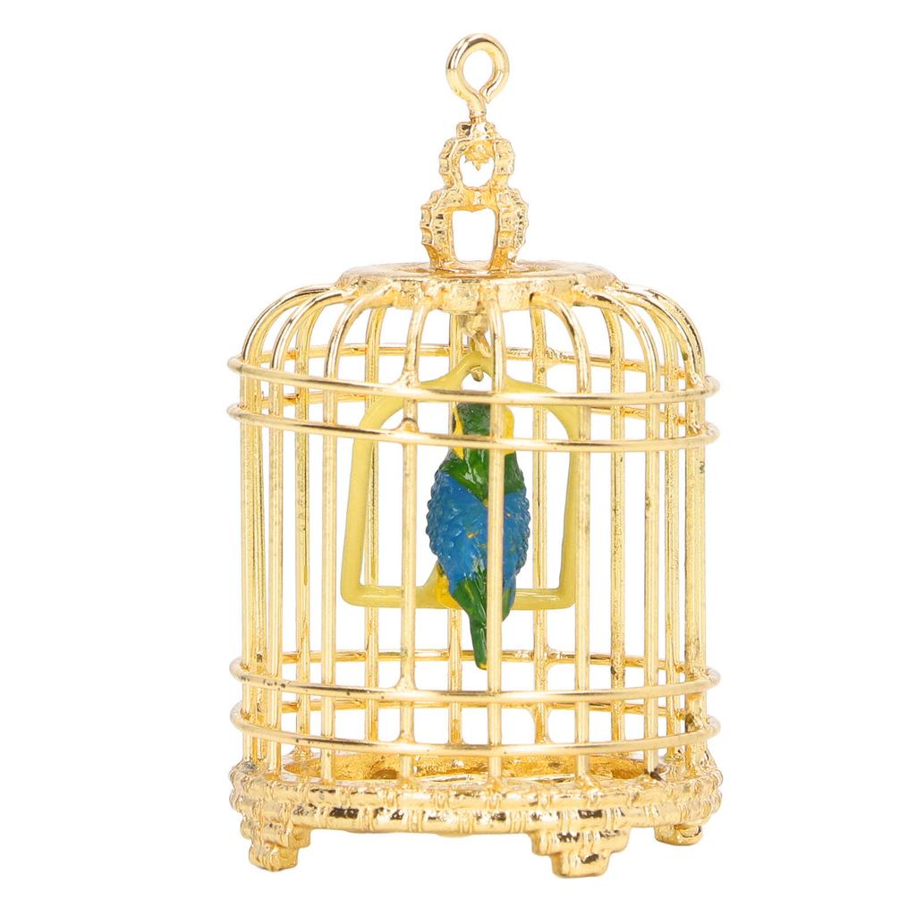 1/12 Metal Dollhouse Birdcage Dollhouse Miniature Bird Cage for 1/12 1/6 Dollhouse Decoration