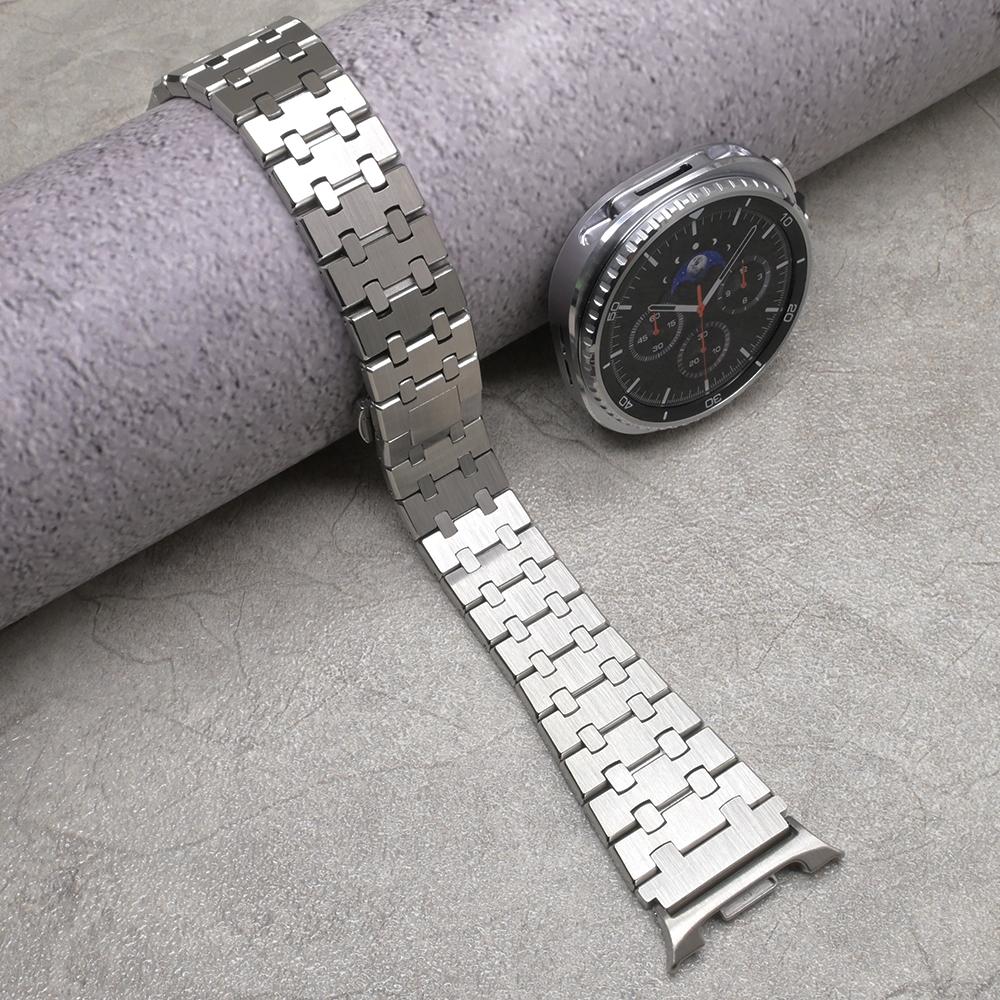 Звеньевой браслет без зазоров для Samsung Galaxy Watch 8/8classic Роскошный металлический браслет из нержавеющей стали Для SAMSUNG Galaxy Ultra 2025 Ремешок
