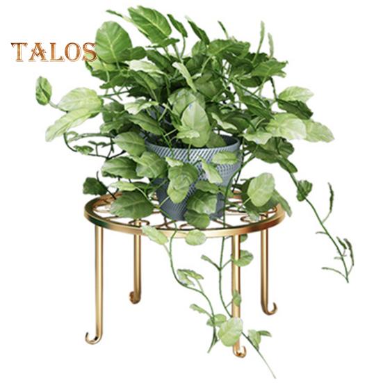 1/3 Pcs Flowerpot Stand Hollow Out Stable Anti-skid Max Load Bearing Wide Platform Metal Plant Holder Round Flower Pot Support Outdoor Balcony Garden