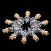 10Pcs Fashion Women Pendants Necklaces Tear Drop Glass Bottles with Cork Top DIY Pendants Wishing Bottles Jars
