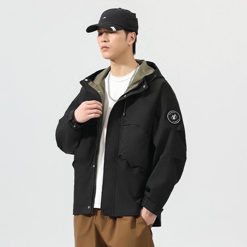 Ветрозащитная и водонепроницаемая куртка American Hooded Tooling Jacket Мужская и женская куртка для альпинизма на открытом воздухе