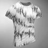 Графический цветной блок Дизайнер ретро винтажный уличный стиль мужская 3D принт футболка футболка спортивная на открытом воздухе праздничная выходная футболка