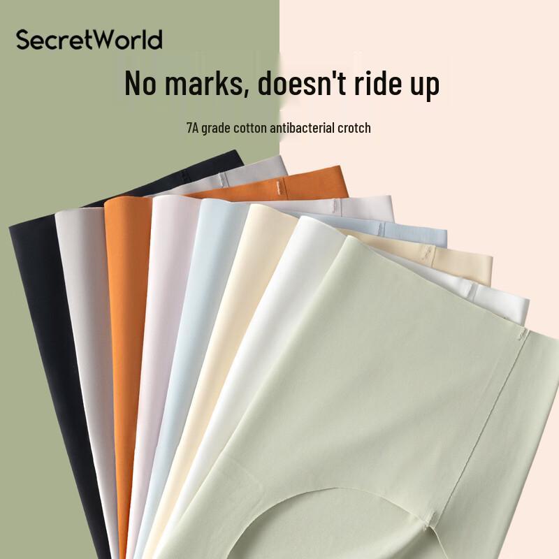 SecretWorld Women's Cotton Crotch Antibacterial Seamless Underwear