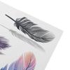 Temporary Tattoo Sticker Body Art 3D Butterfly Rose Feather Waterproof Tattoo