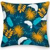 Home Decor Exotic Leaf  Feather Patterned Pillow Covers Pattern Cushion Cover Suitable for Sofa Bedroom Car Pillow Cover