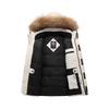 Winter New Men's Large Fur Collar Down Jacket Short Section Workwear Outdoor Padded Thickened Jacket