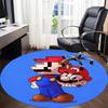 1pc Mario Pixel Art Office Round Area Rug, Under Office Chairs Bedroom Living Room Home Decor  a1022310
