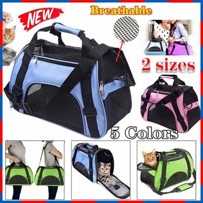 Pet Dog Cat Outdoor Carrier Travel Tote Сумка на одно плечо Сумка с дышащей сеткой