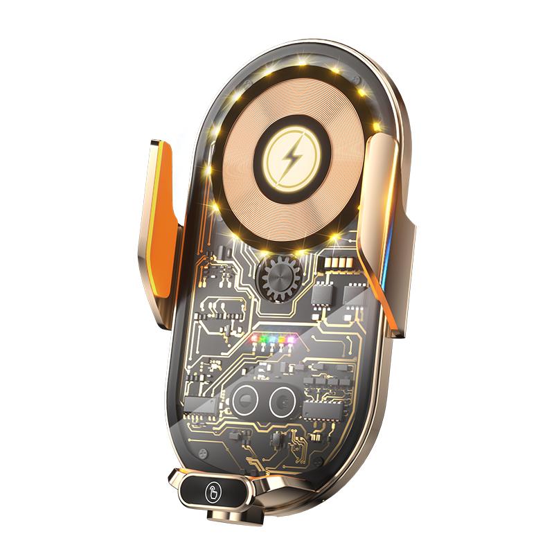 Новая прозрачная магнитная рамка для навигации по транспортному средству, автомобильное беспроводное зарядное устройство 66 Вт, супер быстрая зарядка, автомобильный держатель для телефона