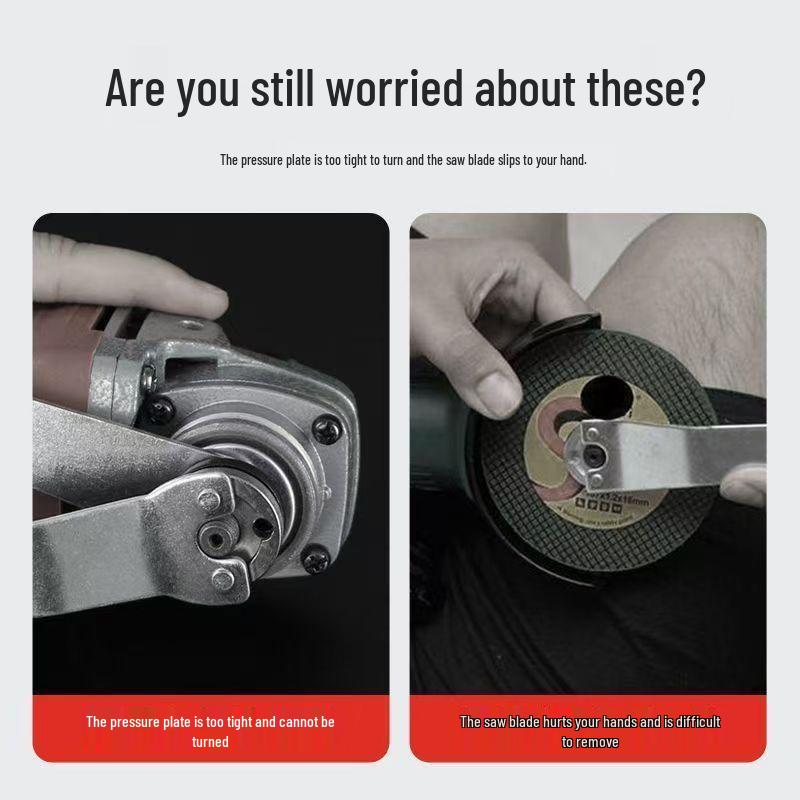 Ключ-головка с четырьмя зацепами для УШМ, инструмент для разборки