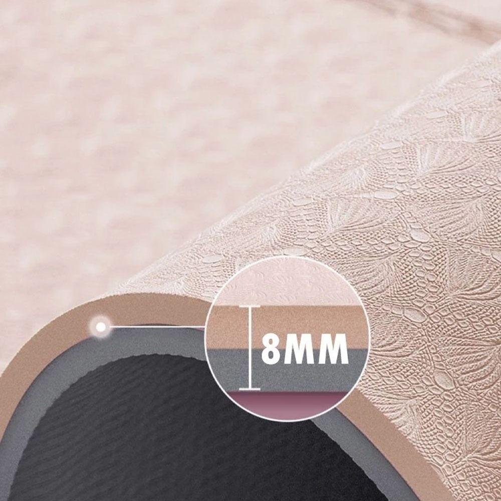 Non Slip Pilates Mat 8mm Fitness Exercise Mat New Design Yoga Mat