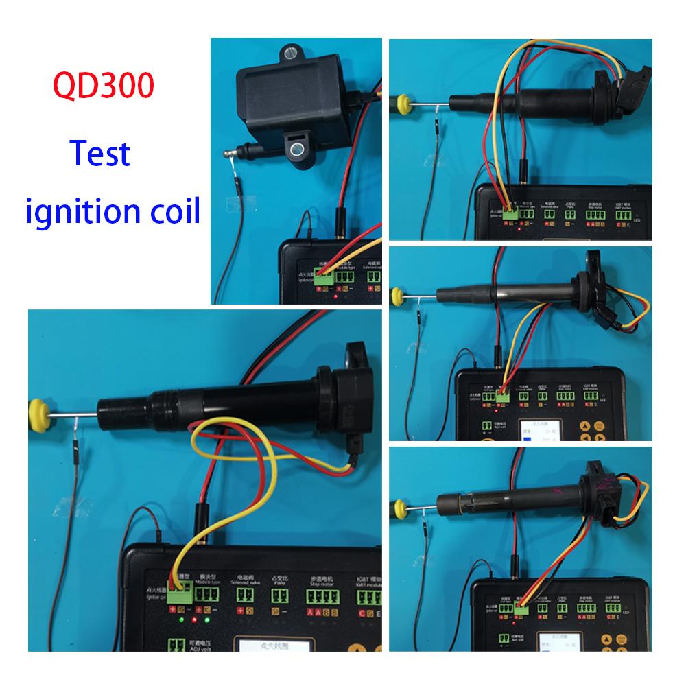 Новый тестер катушек зажигания автомобиля QD300 QDB-2A 3A IGBT холостого хода шаговый двигатель электромагнитный клапан инжектор ШИМ-привод детектор неисправностей