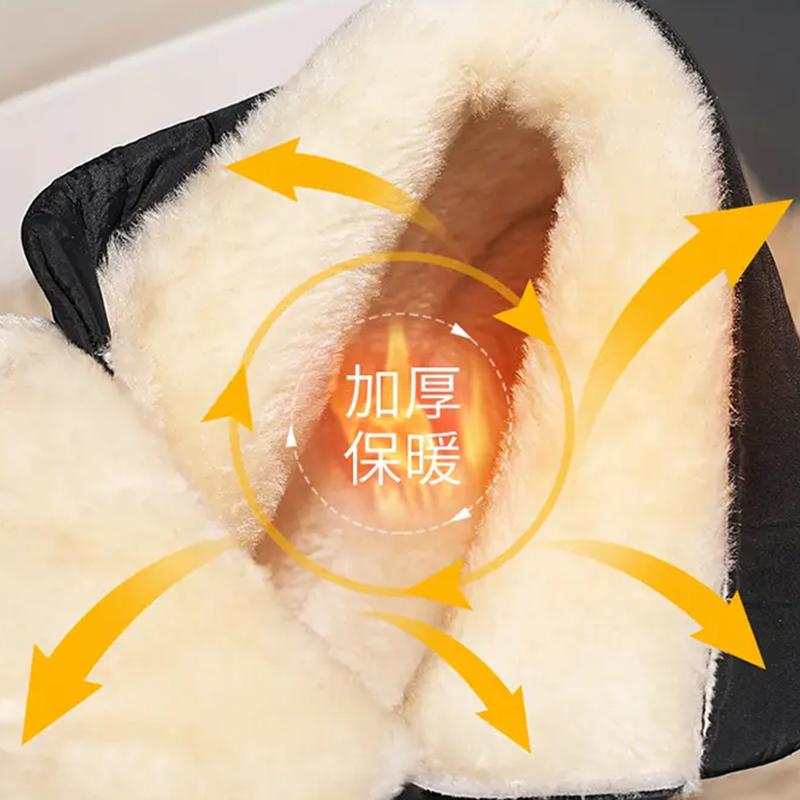 Зимние мужские ботинки, новые толстые зимние ботинки, плюс бархатные теплые боковые молнии для улицы, повседневные короткие ботинки, устойчивые к холоду, мужские хлопковые ботинки