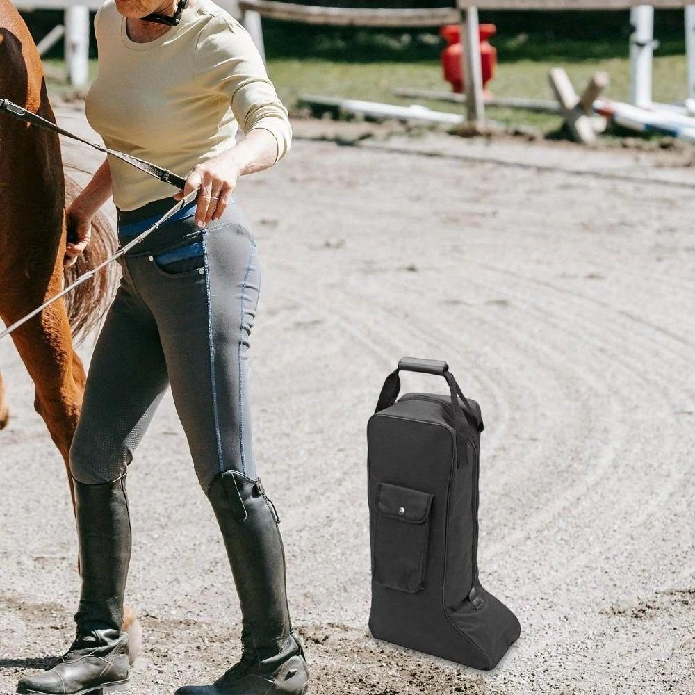 Dust Proof Tall Boot Pouch 600D Long Boots Bag Rider Equipment Riding Boot Bag Outdoor Activities