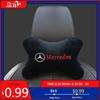 GLC GLB Для Mercedes Benz AMG W203 W206 W220 W205 Smart W211 W212 W201 GLK Автомобильный Подголовник Подушка для Шеи Пена с Памятью Дышащая Голова