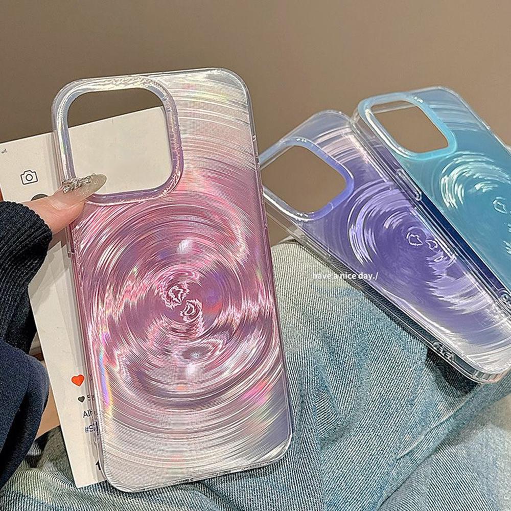 Радужный глянцевый чехол для телефона для iPhone 11 13 14 15 16 17 Pro 17 13 14 15 Pro Max Высококачественный чехол с полной защитой в фантазийном цветочном стиле