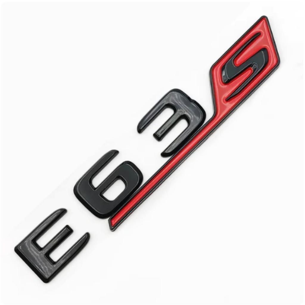 3D ABS E63 E63S Logo Emblem Decal Car Rear Trunk Badge Sticker