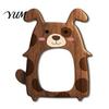 Creative Animal Desk Accessory Cute Cat Shaped Wooden Picture Frame, Wood Pet Photo Tabletop Display Personalized Gift Stand, Cartoon Frame Decor, for