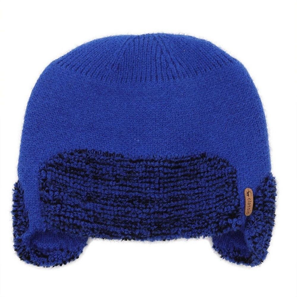 Coldproof Knitted Beanie Hat Warm Windproof Hat Fashion Earflap Hat Skiing