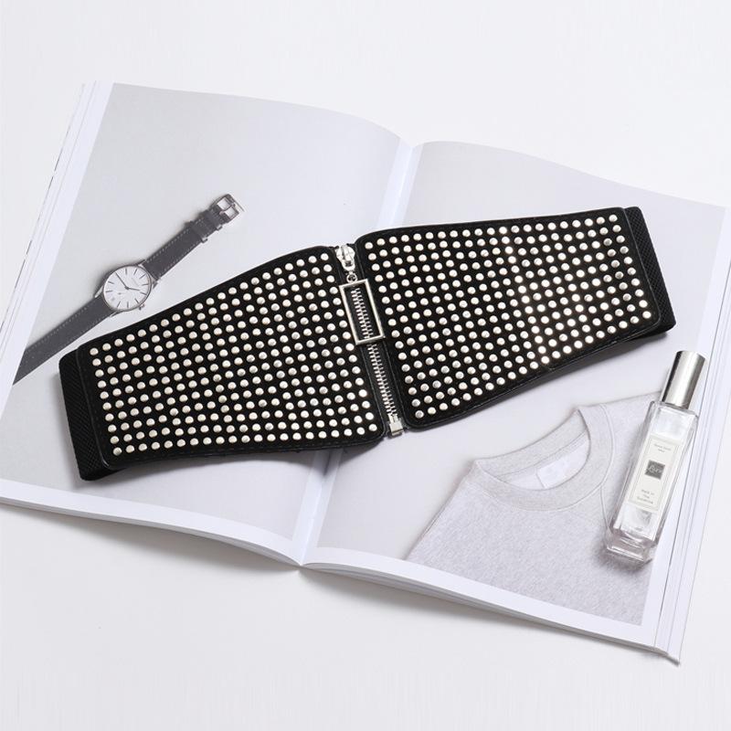 Four Seasons Available New Belt Women'S Leather Fashion Versatile Jeans Belt Decoration With Skirt, Suit, Sweater Waist Cover