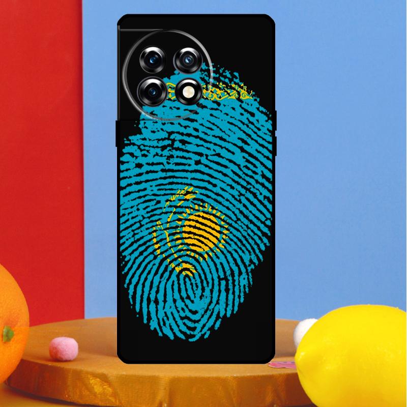 Чехол-обложка с флагом Казахстана для OnePlus 13 13R 12 12R 11 10 Pro 8T 10T OnePlus Nord CE 3 2 4 Lite N30 N20 N10