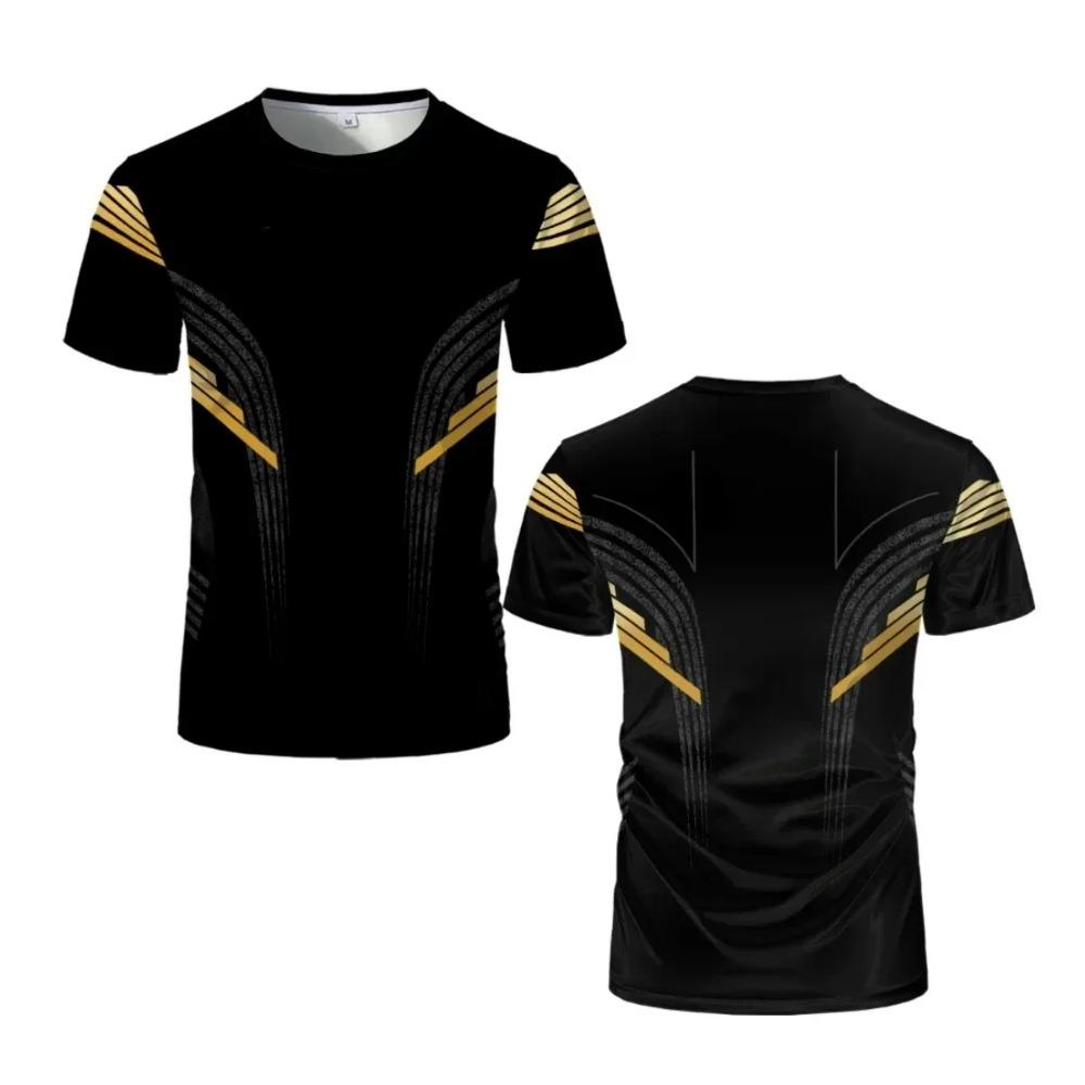 2024 Fighting Competition T-shirt Men's and Women's 3D Printed Top Summer Round Neck Sportswear Men's Outdoor Short Sleeved Top