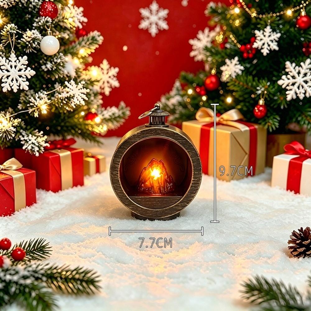 Creative Design Fireplace Lights Glowing Light Simulation Fireplace Home Decoration