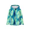 Nike Jacket 3brand Collection, Windproof Thermal Hooded Fleece Lined Raglan Sleeve Long Sleeved Indigo 9Q0911-U90