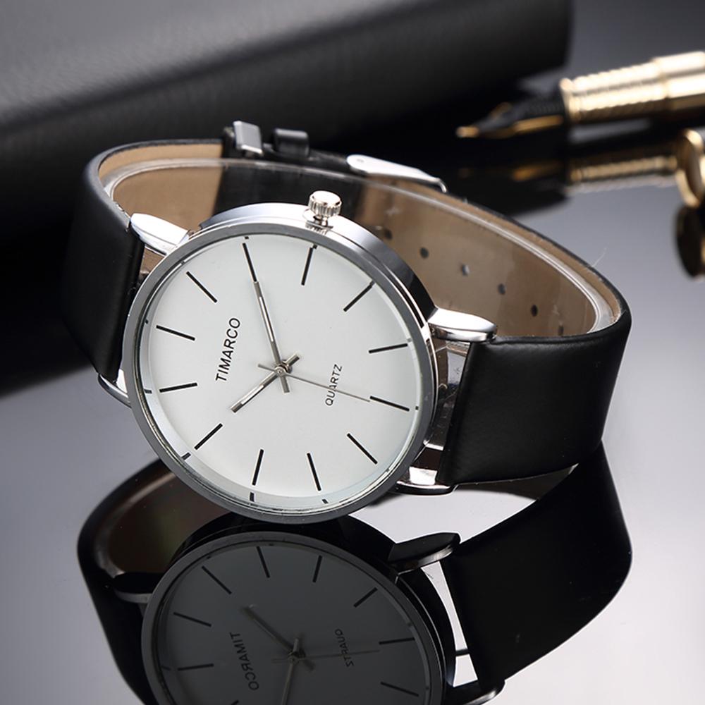 Simple Style White Leather Watches Women Fashion Watch Minimalist Ladies Casual Wrist Watch Female Quartz Clock Reloj Mujer