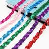 Sequin Ribbon Shiny Exquisite DIY Polyester Yarn Sewing Applique Sequin Lace Trim Home Supply