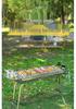 Large Portable Stainless Steel Charcoal BBQ Grill - Outdoor Folding Patio Oven