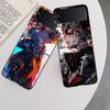 Чехол для телефона My Hero Bakugou Katsuki для Samsung Z Flip 7 6 5G Galaxy Z Flip 5 4 3 Черный Жесткий Чехол Роскошный ПК Корпус Coque