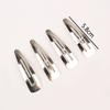 Good Black Rhodium Barrette 10PCS/Pack Gifts Women Kids Silver Hair Clips Girl Adult Hair Accessories DIY