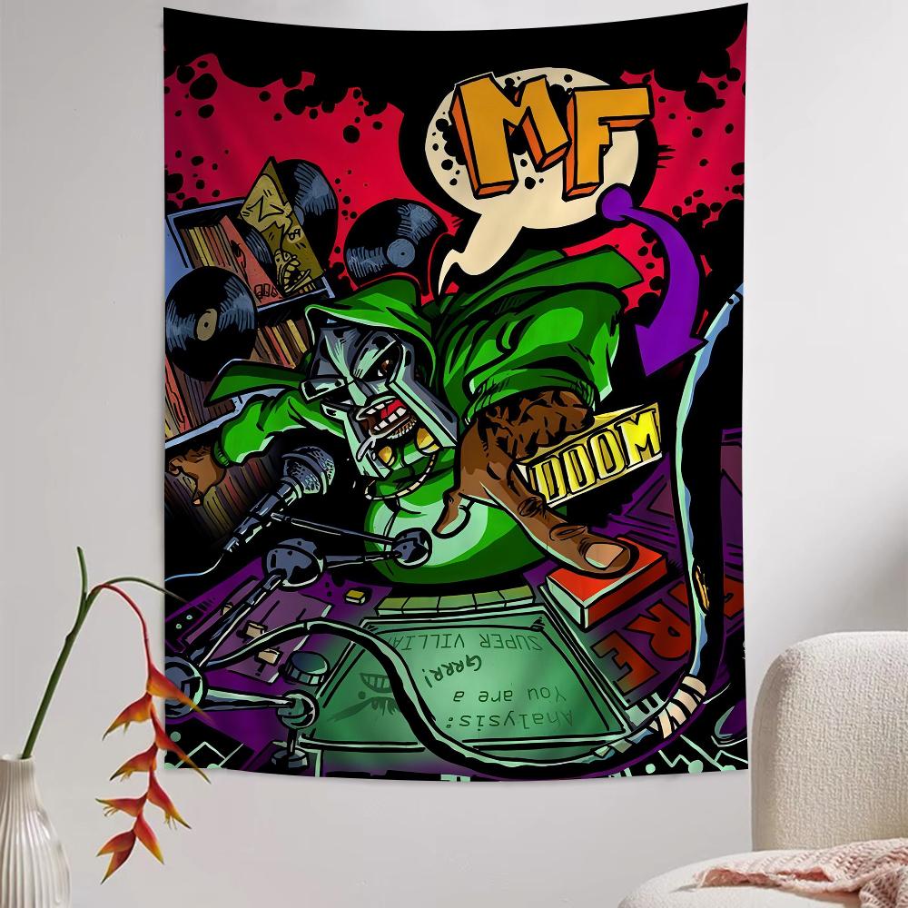 MF DOOM Цветной Гобелен Настенный Подвесной Таро Хиппи Ковры Настенные Декор Комнаты в Общежитии Дома