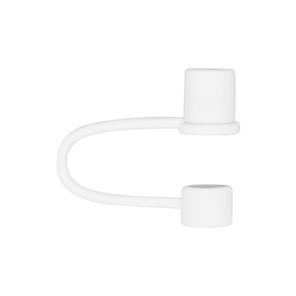 10pcs 10mm Dustproof Plug Silicone Straw Sleeve Simple Straw Cover  Drinking Straws