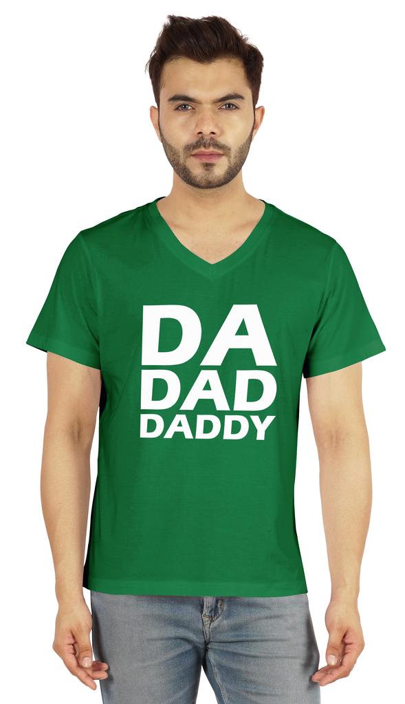 Inkmeso Mens Tshirt   Da Dad Daddy   Graphic Tshirt For Dad Gift Tee Shirt For First Time